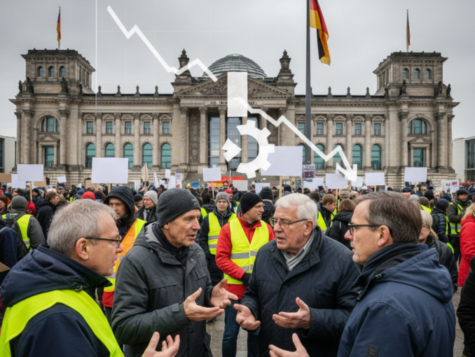 Rentenkürzungen und Wirtschaftspolitik: Sozialproteste und Debatten belasten Deutschland