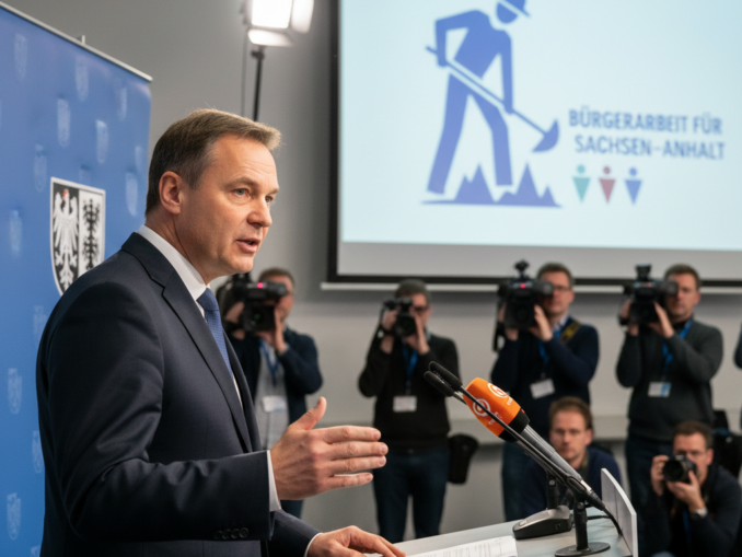 Sachsen-Anhalts Ministerpräsident fordert "Bürgerarbeit" im Zuge der Bürgergeld-Debatte