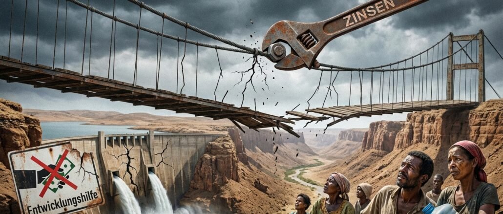 Schuldenkrise in Entwicklungsländern durch steigende Zinsen und Kürzungen der Entwicklungshilfe verschärft