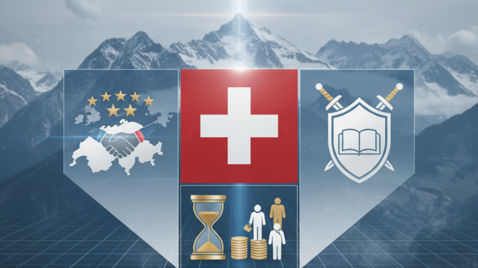 Schweiz: Herausforderungen im 21. Jahrhundert – EU-Beziehungen, Renten und Neutralität im Fokus