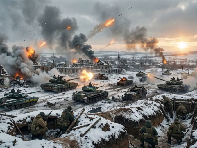 Schwere Kämpfe an der Pokrowsk-Front: Russland intensiviert Angriffe in der Ukraine (9. Januar 2026)