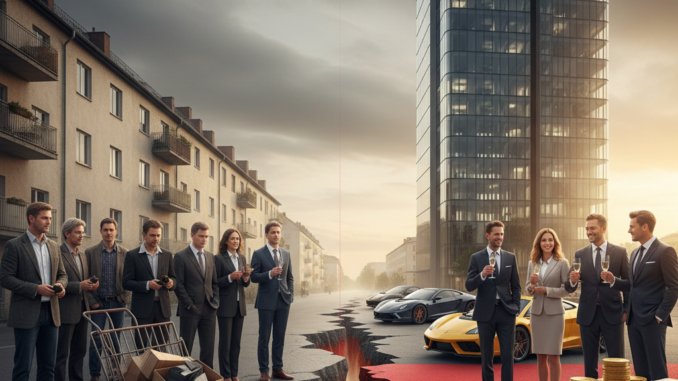 Soziale Ungleichheit in Deutschland: Reallohnstagnation und Vermögenskonzentration verschärfen Kluft