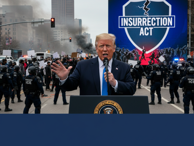 Trump droht mit "Insurrection Act" nach Eskalation von Protesten gegen ICE in Minnesota