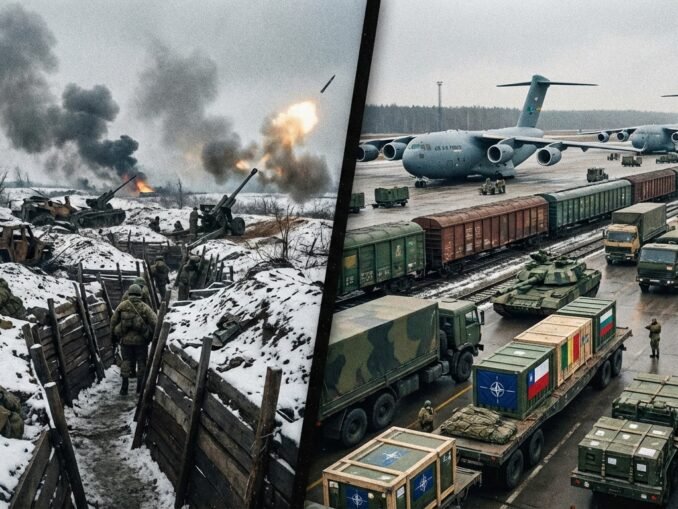 Ukraine-Konflikt: Eskalation und westliche Unterstützung prägen Abnutzungskrieg