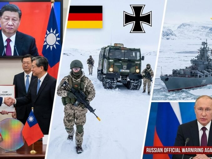 USA und Taiwan vereinbaren Chip-Abkommen – China kritisiert, Bundeswehr erkundet Grönland – Russland warnt