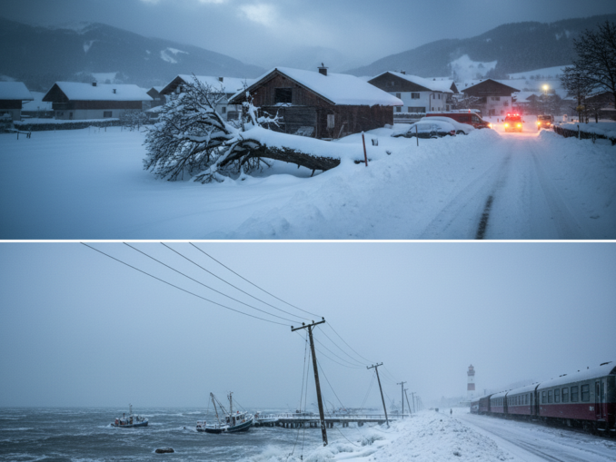 Wintersturm "Elli": Tote in Bayern, Einschränkungen in Norddeutschland