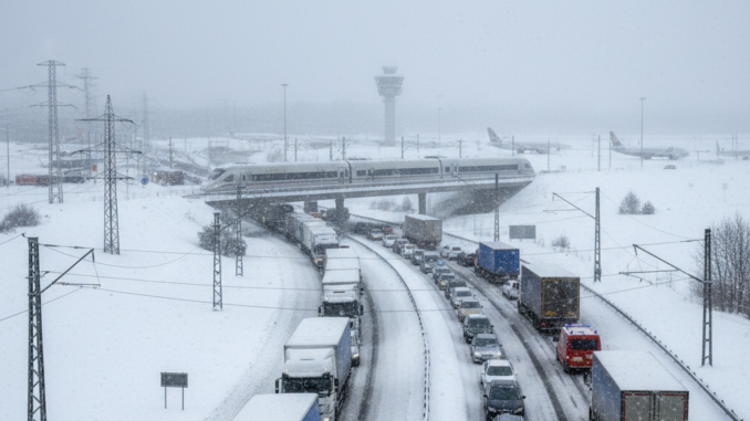 Winterwetter legt Teile Deutschlands lahm: Infrastruktur anfällig, Kritik an Prioritäten der Regierung